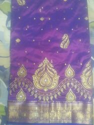 Manufacturers of Handloom Silk With Embroidery Sarees